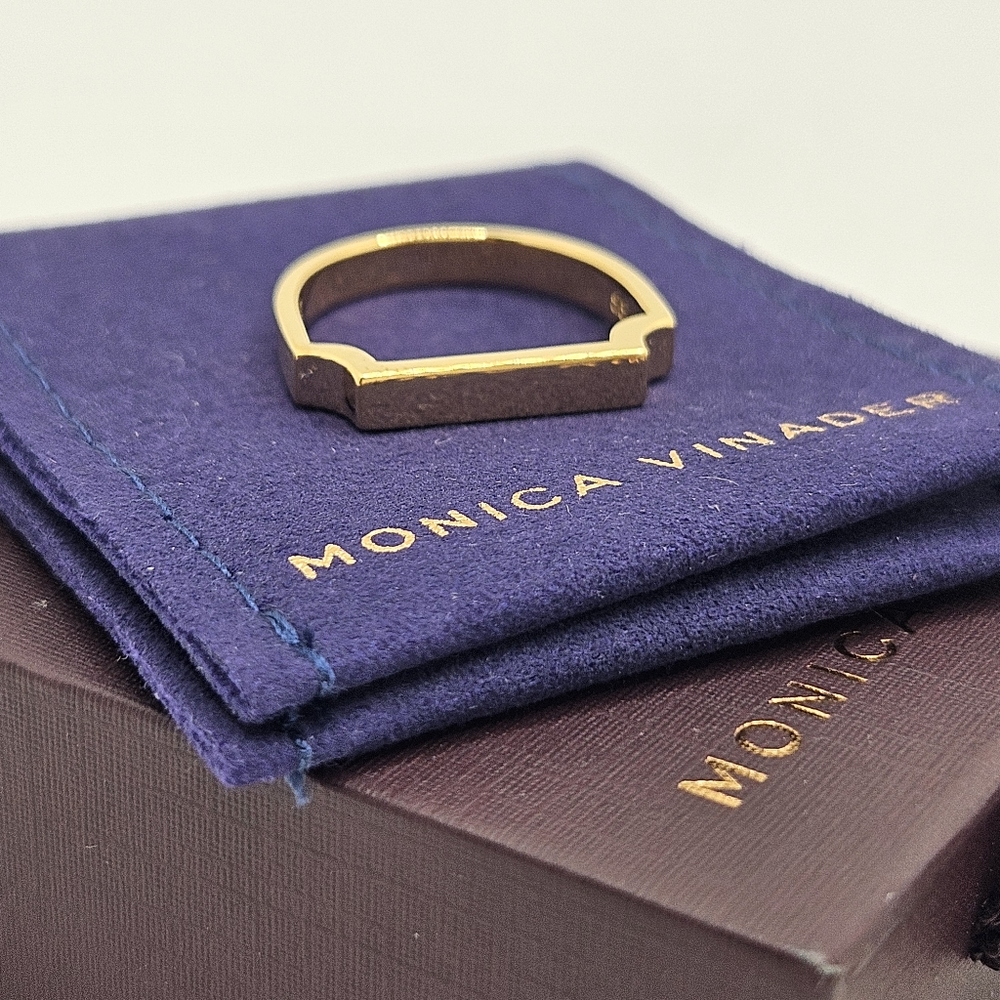 MONICA VINADER Gold Ring - Picture 4 of 6